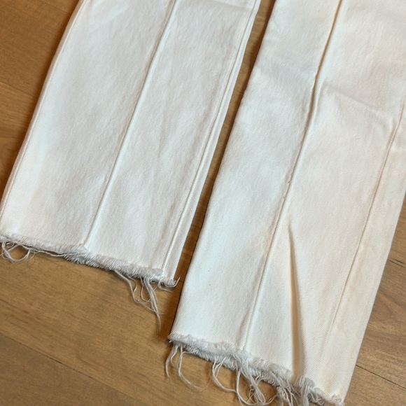 Hudson Jeans Zoeey Pintuck Straight Leg cropped white - Picture 7 of 12